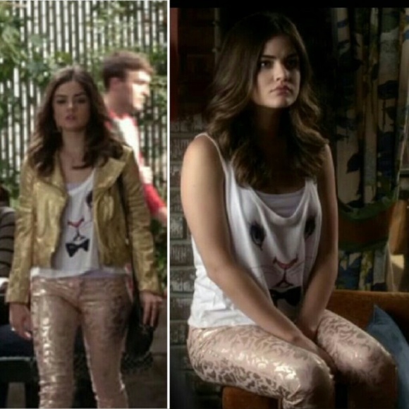 7 For All Mankind Metallic Skinny Foil Print Jeans - Picture 9 of 9